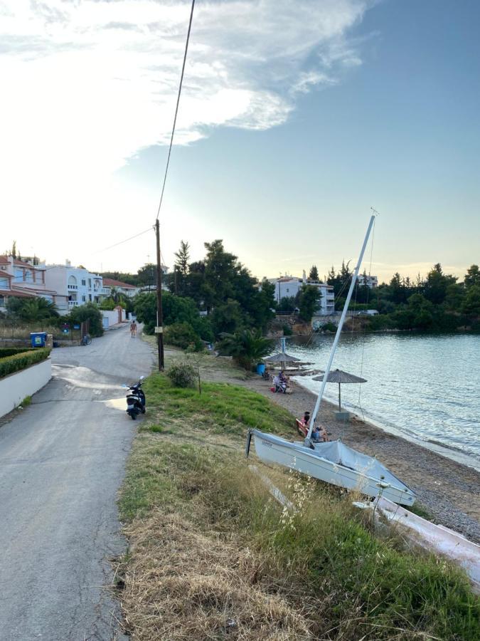 Seaside One-Bedroom On Chalkis Ngoại thất bức ảnh